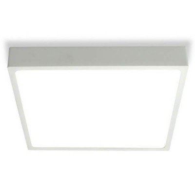 SLIM-Q ON Stropní, přisazené svítidlo, základna hliník, povrch bílá, difuzor PMMA opál, LED 20W, 1600lm, teplá 3000K, Ra80, 230V, IP20, tř.2, rozměry 220x220x30mm