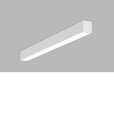KIKI 30W DALI-PUSH CCT Stropní, přisazené svítidlo, těleso kov, povrch bílá, LED 30W, 3300lm, přepín. CCT teplota teplá 3000K-neutrální 4000K, stmív. DALI-PUSH, vyzař. úhel 110°, 230V, IP20, rozměry 70x59mm l=900mm.
