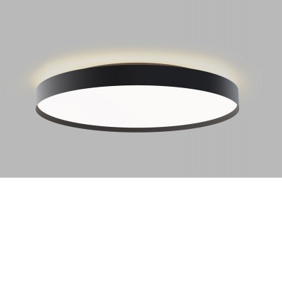 TOMAN 32+8W/55+10W/80+12W Stropní svítidlo, hliník, bílá/černá, dif plast opál, LED 32+8W/55+10W/80+12W, nast. teplota CCT  teplá 3000K-neutr. 4000K, dle provedení stmív.TRIAC/DALI-PUSH/CASAMBI/ZigBee, Ra90, 230V, IP20, rozměry dle typu, svítí nahoru/dolů
