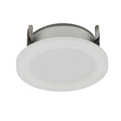RANOTIL LED 7W IP44 Podhledové, stropní svítidlo, těleso hliník, povrch bílá, difuzor PMMA opál, LED 7W, 700lm, teplá 3000K, 230V, do koupelny IP44, tř.2, rozměry d=92mm, h=40mm