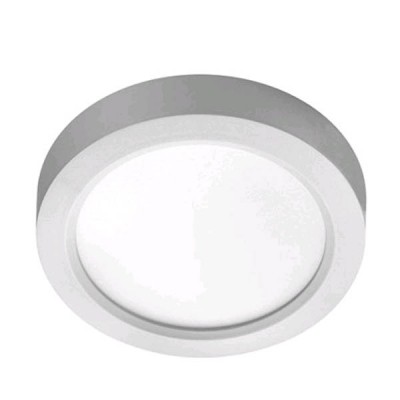 EASY-R ON Stropní, přisazené svítidlo, základna polykarbonát, povrch bílá, difuzor PMMA opál, LED 12W, 1080lm, neutrální 4000K, Ra80, 230V, IP20, tř.2, rozměry d=170mm, h=31mm