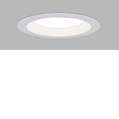 HENA 15W/21W CCT, IP54 Stropní podhledové svítidlo, hliník, bílá, difuzor plast, LED 15W/1650lm, 21W/2310lm, přepínatelná. teplota CCT teplá 3000K-neutrální 4000K, stmív. dle typu, vyzař. úhel 100°, Ra80, 230V, IP54, rozměry dle typu.