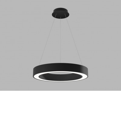 CALAIS SL SU LED 50W, 80W Závěsné svítidlo, těleso hliník, povrch černá, LED 50W, 3700lm, TW nast. teplota CCT teplá 3000K-neutrální 4000K, stmív. Casambi, 230V, IP20, tř.1, rozměry d=600mm, vč závěs lanka l=2500mm, lze zkr.