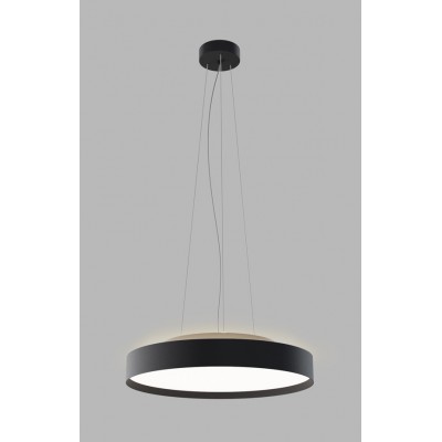 TOMAN HL 40W/65W/92W CCT Závěsné svítidlo, těleso hliník, povrch bílá/černá/kávová, difuzor plast opál, LED 40W/65W/92W, nast. teplota CCT teplá 3000K-neutrální 4000K, dle typu stmív, 230V, IP20, tř.1, rozměry dle typu, svítí nahoru/dolů