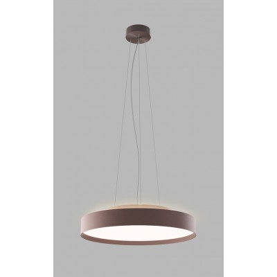 TOMAN HL 40W CCT Zigbee Závěsné svítidlo, hliník, kávová, LED 40W, 3000lm, TW nast. teplota CCT teplá 3000K-neutr 4000K, stmív. Zigbee, 230V, IP20, tř.1, rozměry d=400mm, vč závěs lanka l=2500mm lze zkr, svítí nahoru/dolů