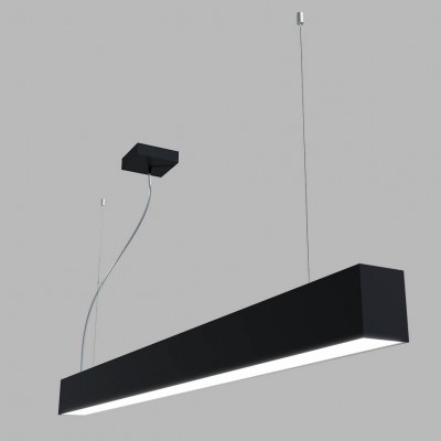 KELONO S/D, LED 24W, 32W, 49W, CCT, DALI, ZIGBEE Závěsné svítidlo, těleso hliník, povrch bílá, nebo černá, difuzor plast opál, LED 24W, 32W, 49W, CCT 3000K/3500K/4000K, stmív DALI, ZIGBEE, 230V, IP20, tř.1, rozměry dle typu, svítí dolů