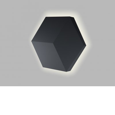 ALMELO 5W CCT Nástěnné svítidlo, nepřímé svícení, plast, bílá/černá, dif plast opál, LED 5W, 425lm, TW dle typu, přepín CCT teplá 2700K/3300K/neutr. 4000K, dle provedení stmívání, Ra90, 230V, IP20, rozměry 200x175x51mm.