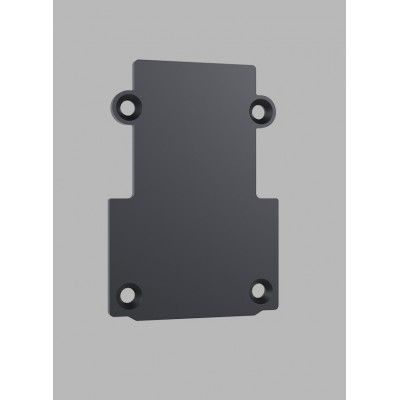 KASEL koncovka Koncovka profilu, těleso hliník, povrch černá/bílá, rozměry 37x53mm.