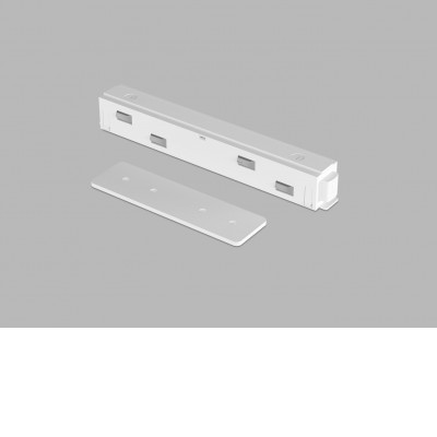 KASEL con 48V DALI Vkládací, spojovací konektor pro napájení magnetického systému osvětlení, materiál plast, bílý, stmívání DALI, 48V, IP20.