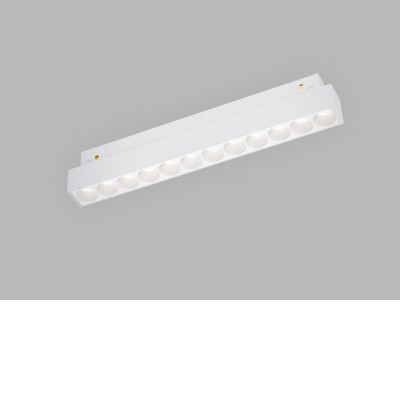 STAK 6W/12W DALI Svítidlo do mag. syst, kov, bílá/černá, LED 6W/534lm, 12W/1068lm,TW dle typu, teplá 3000K/neutr 4000K nebo přepín CCT teplá 2700K/3000K/3300K/3500K/ neutr 4000K,  stmív. DALI dle typu, vyzař. úhel 38°, 48V, IP20, rozměry dle typu