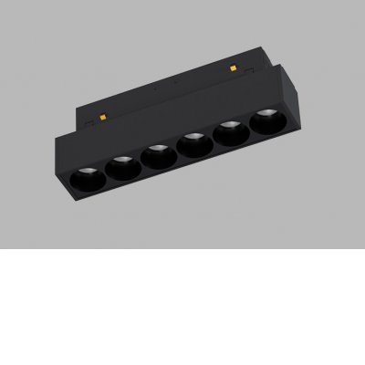 STAK 6W TW CCT DALI Svítidlo do magnetnetického systému, kov, černá, LED 6W, 534lm, TW nast. CCT teplota teplá 2700K-denní 6500K, vyzař. úhel 38°, 48V, IP20, rozměry 205x44x22mm.