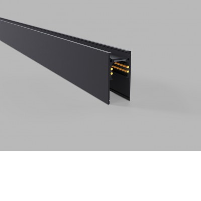 VERT TRACK MG 3m, 48V Stropní lišta pro magnetický systém, materiál kov, povrch černá, 48V, rozměry 26x53mm, l=3000mm.