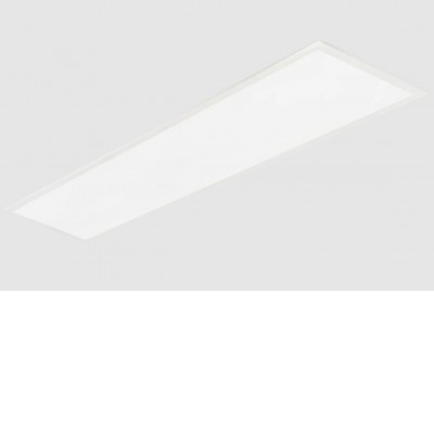 TERNEU EMG panel 34W/40W, 120x30 Stropní, podhledové, nouzové svítidlo, záloha 3h, těleso hliník, povrch bílá, difuzor plast opál, LED panel 34W/40W, neutrální 4000K, UGR<19 dle typu, Ra80, 230V, IP20, rozměry 1195x295x55mm, horní montáž