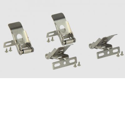 K05 - KLIP SDK 4ks Sada 4ks - Montážní klipy pro spodní montáž LED panelů, do sádrokartonu SDK, materiál kov