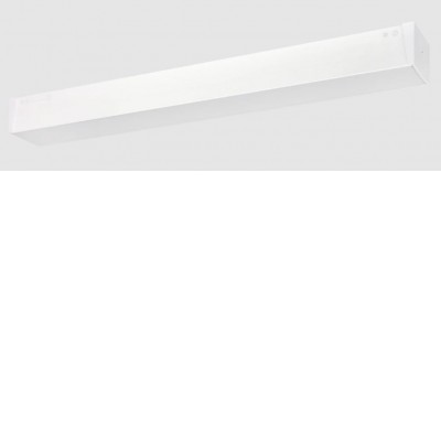 MIHES 20W, 0-10V Přisazené/závěsné svítidlo, těleso plast bílá, LED 20W, 2600lm, neutrální 4000K, stmív. 0-10V, vyzař. úhel P18° ASYMETRICKÝ, Ra80, 230V, IP20, tř.1, rozměry 586x52x70mm.