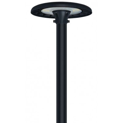 HESN 50W/50-80-100W/80-100-120W, IP65 Veřejné parkové osvětlení, těleso hliník, povrch černá/šedá, LED 50W nebo přepínatelný příkon. LED 50-80-100W/80-100-120W, přepín CCT teplá 3000K/neutr 4000K/denní 5000K, Ra80, ULOR 2,3%, 230V, IP65, tř.1, rozměry d=382mm, h=117mm