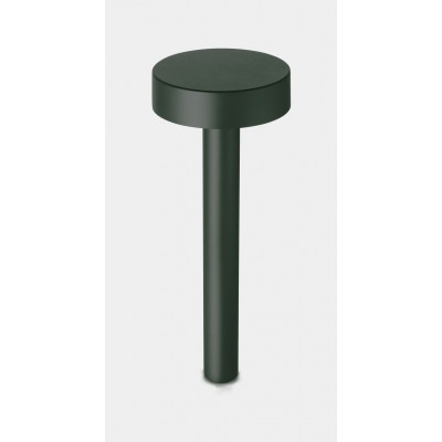 UBI 9,8W IP66 Sloupkové svítidlo, základna hliník, povrch tm. zelená, difuzor plast opál, LED 9,8W, 761lm, přepín. CCT. teplota teplá 2700K-neutrální 4000K 230V, IP66, rozměry d=202mm, h=505mm, svítí dolů.