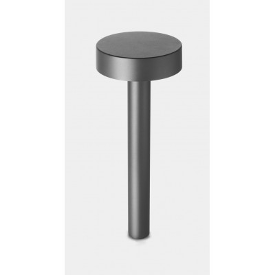 UBI 9,8W IP66 Sloupkové svítidlo, základna hliník, povrch tm. šedá, difuzor plast opál, LED 9,8W, 761lm, přepín. CCT. teplota teplá 2700K-neutrální 4000K 230V, IP66, rozměry d=202mm, h=505mm, svítí dolů.