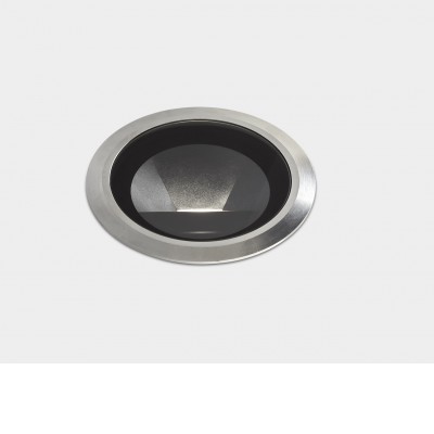 MAFID 5,8W IP65/IP67 Zemní svítidlo, těleso kov, rámeček nerez, sklo čiré, LED 5,8W, 203lm, teplá 3000K, vyzař. úhel 38° ASYMETR, IK10, 24-48V DC, IP65/IP67, tř.3, rozměry d=77mm, h=79mm.