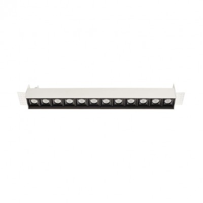 CELLULAR LED 12 FRAMELESS Stropní, vestavné, bodové, bezrámečkové svítidlo, těleso kov, povrch bílá, komínek černá, LED 26W, teplá 2700K, 1400lm, vyzař. úhel 50°, Ra90, 700mA, UGR<13, IP20, 322x36x50mm