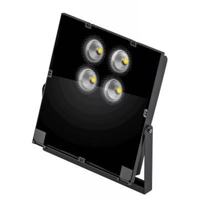 ARCHIT LED 180W, IP66 Reflektor bodový venkovní, těleso hliník, povrch černá, LED 180W, 18636lm, teplá 2700K, vyzař úhel 50°, Ra80, 230V, IK08, IP66, tř.1, rozměry 391x389x94mm