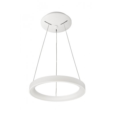 LANEA SU 60W CCT Závěsné svítidlo, hliník, povrch bílá, difuzor plast opál, LED 60W, přepín. CCT teplá 3000K-neutrální 4000K, stmív TRIAC, Ra80, 230V, IP20, rozměry d=780mm, vč závěs lanka l=3000mm, lze zkrátit