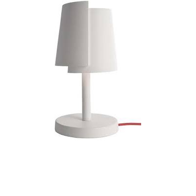 TWISTER Stolní lampa, těleso sádra, povrch bílá, možno natírat malířskou hlinkou, pro žárovku 1x25W, E27, 230V, IP20, tř.1, rozměry d=180mm, h=350mm.