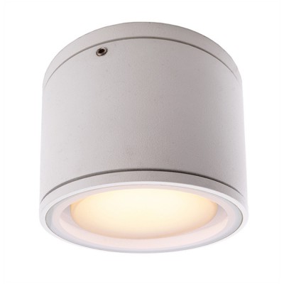 ACRIS GX53 1X9W IP54 Stropní stropní venkovní svítidlo, materiál hliník, povrch bílá, antracit, difuzor plast opál, pro LED 1x9W, GX53, 230V, IP54, tř.1, rozměry d=108mm, h=92mm