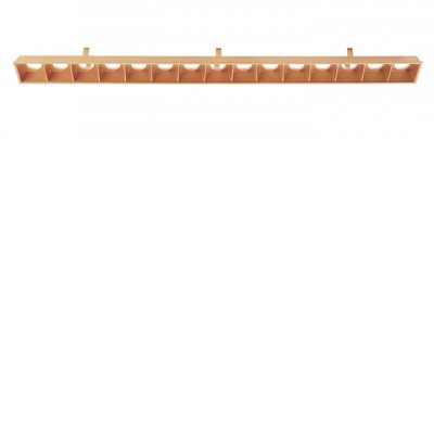 WELL DONE GRILL 30W Mřížka bodového svítidla, materiál plast, povrch zlatá mat, rozměry 363x22x30mm