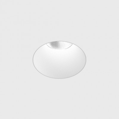 BASTOG BI 8W IP44 Stropní, podhledové, bodové svítidlo, bezrámečkové, těleso hliník, komínek bílá, LED 8W, 640lm, teplá 2700K, vyzař. úhel 50°, UGR<19, 230V, IP44, rozměry d=35mm, h=67mm
