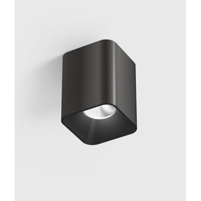 ARSCHO PL SQ 8W Stropní přisazené bodové svítidlo, těleso hliník, povrch modročerná, LED 8W, 620lm, teplá 3000K, vyzař. úhel 50°, UGR<19, Ra90, 230V, IP20, rozměry 52x66x52mm.