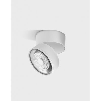 DAME PL W 7W Stropní přisazené svítidlo, výklopné, hliník, povrch bílá, LED 7W, 624lm, neutrální 4000K, vyzař. úhel 45°, Ra90, 230V, IP20, rozměry d=75mm, h=70mm.
