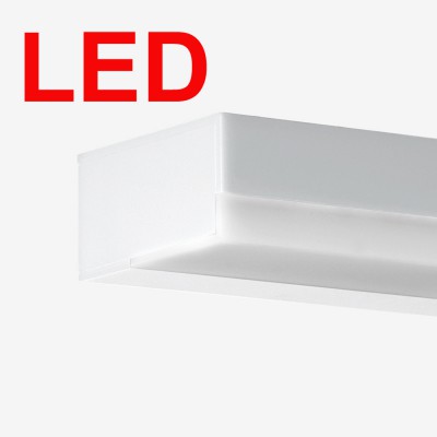 IZAR I LED 15,6W Nástěnné svítidlo, těleso kov, povrch černá, difuzor plast opál, LED 15,6W, 2190lm, teplá 3000K, Ra80, 230V, IP20, tř.1, rozměry 1200x80x60mm