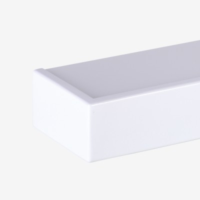 IZAR II LED 7,8W Nástěnné svítidlo, základna kov, povrch bílá, difuzor plast opál, LED 7,8W, 1230lm, neutrální 4000K, 230V, IP20, tř.1, 600x80x40mm, svítí nahoru/dolů