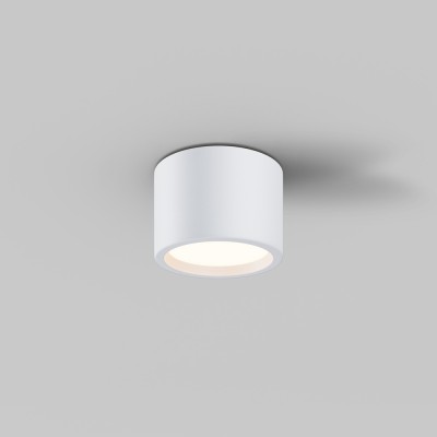 BALOO 15W, IP44 Stropní, přisazené svítidlo do koupelny, těleso kov, povrch bílá, difuzor plast opál, LED 15W, 1270lm, teplá 3000K, vyzař. úhel 120°, 230V, IP44, rozměry d=176mm, h=90mm.
