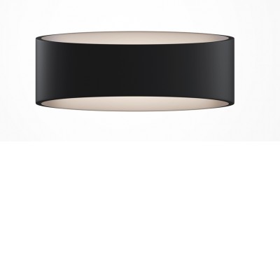 HERBA WL 6W Nástěnné svítidlo, těleso kov, povrch bílá/černá, LED 6W, 250lm, teplá 3000K, rozměry 175x80x90mm, svítí nahoru/dolů.