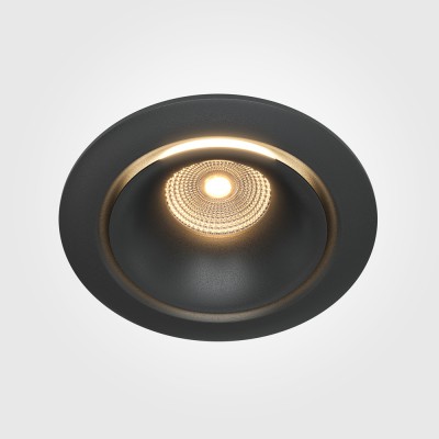 HAEMO BI 9W/12W Stropní podhledové bodové svítidlo, těleso kov, povrch bílá/černá, LED 9W/12W, teplá 3000K/neutrální 4000K, stmív. TRIAC dle typu, Ra90, 230V, IP20, tř.2, rozměry d=98mm, h=75mm.