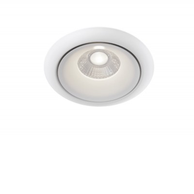 HAEMO BI 12W TRIAC Stropní podhledové bodové svítidlo, těleso kov, povrch bílá, LED 12W, 920lm, neutrální 4000K, stmív. TRIAC, Ra90, 230V, IP20, tř.2, rozměry d=98mm, h=75mm.