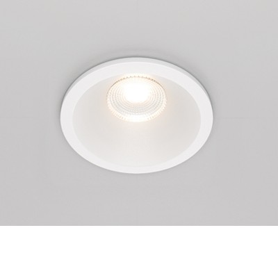 GERITE BI R 12W, IP65 Stropní podhledové bodové svítidlo, těleso kov, povrch bílá, LED 12W, 1040lm, neutrální 4000K, Ra90, 230V, IP65, tř.2, rozměry d=85mm, h=85mm.