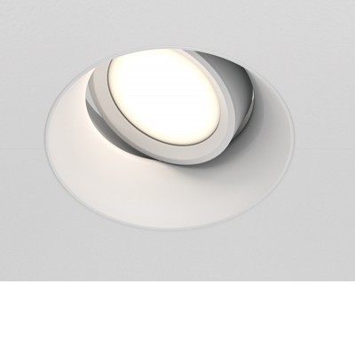 HOREA BI R 1x50W, GU10 Stropní podhledové bodové svítidlo, výklopné, kruhové, těleso kov, povrch bílá, pro žárovku 1x50W, GU10, 230V, IP20, tř.2, rozměry 118x40x90mm.