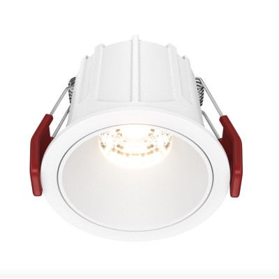 HABEO BI R 10W TRIAC Stropní podhledové bodové svítidlo, těleso kov, rámeček bílá, reflektor bílá, LED 10W, 550lm, neutrální 4000K, stmív. TRIAC, vyzař. úhel 36°, Ra90, 230V, IP20, tř.2, rozměry d=65mm, h=52mm.