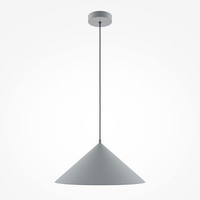 IMPUNE I HL 1x40W, E27 Závěsné svítidlo, těleso a stínítko kov, povrch šedá, pro žárovku 1x40W, E27, 230V, IP20, tř.1, rozměry d=350mm, h=155mm, vč závěs kabelu l=1200mm, lze zkrátit.