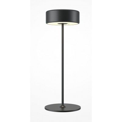INCLINO TL 3W, USB Stolní lampa, těleso kov, povrch černá/zlatá/bílá, difuzor plast opál, LED 3W, 120lm, teplá 3000K, stmívání, napájení USB baterie, IP20, tř.3, rozměry d=130mm, h=345mm.