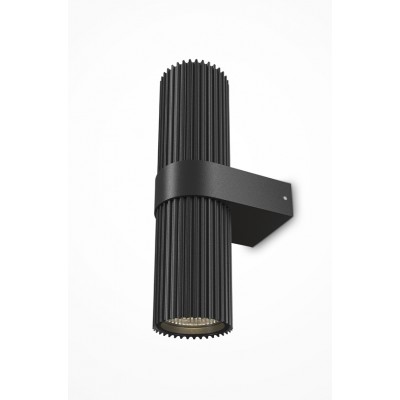 PARE WL 2x50W, GU10 Nástěnné svítidlo, těleso hliník, povrch bílá mat/černá mat/zlatá mat, pro žárovku 2x50W, G9, 230V, IP20, tř.1, rozměry d=65mm, h=220mm, svítí nahoru/dolů.