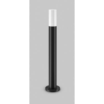 ENDTO FL 1x60W, E27, IP54 Sloupkové venkovní svítidlo, těleso kov, povrch černá, difuzor plast opál, pro žárovku 1x60W, E27, 230V, IP54, rozměry d=125mm, h=800mm.