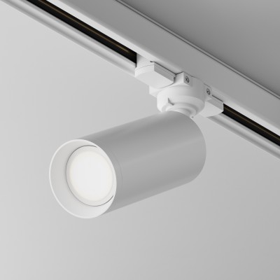 GENERO 3F 1x10W, GU10 Bodové svítidlo do 3F lišty, nastavitelný směr svícení, těleso kov, povrch bílá, pro žárovku 1x10W, GU10, 230V, IP20. rozměry d=60mm, h=235mm.