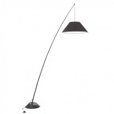 KAROS FL 1x60W, E27 Stojací lampa, těleso kov, povrch černá, pro žárovku 1x60W E27, 230V, IP20, tř.2, rozměry d=550mm, h=2350mm