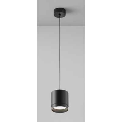 HARMON HL 1x15W, GX53 Závěsné svítidlo, těleso kov, povrch černá/zlatá mat/bílá, pro žárovku 1x50W, GX53, 230V, IP20, tř.1, rozměry d=82mm, h=85mm vč závěs kabelu l=1085mm, lze zkrátit.