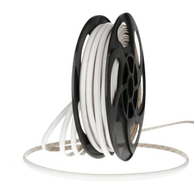 LED pásek, 416LED/m, 14W/m, 24V LED pásek IP67 LED pásek, těleso plast, povrch bílá, 416LED/m, 14W/m, 1540lm/m, neutrální 4200K, vyzař úhel 120°, Ra90, 24V, IP67, w=10mm, l=5000mm, dělitelnost 19,2mm, cena za 1m