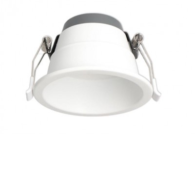 TABY 10W/18W/30W/40W CCT Stropní podhledové bodové svítidlo, hliník, bílá, dif plast opál, LED 10W/18W/30W/40W, přep. teplota CCT teplá 3000K/neutr 4000K, stmív. TRIAC, Ra90, 230V, IP64/IP20, rozměry dle typu.